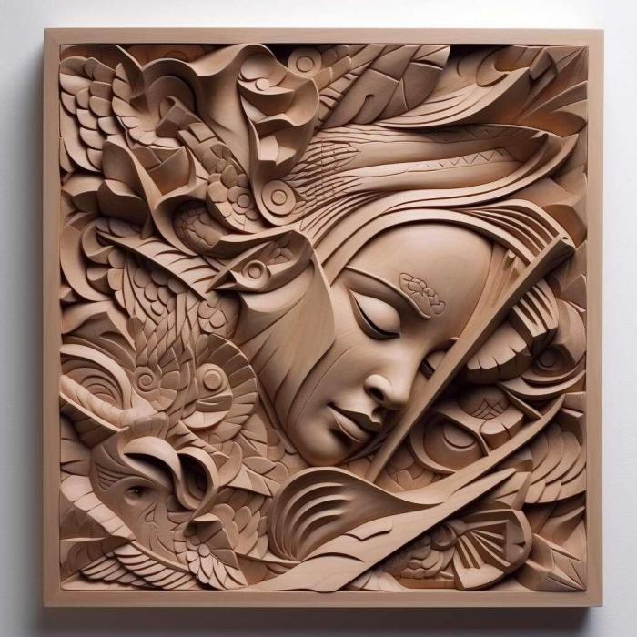 نموذج ثلاثي الأبعاد لآلة CNC 3D Art 